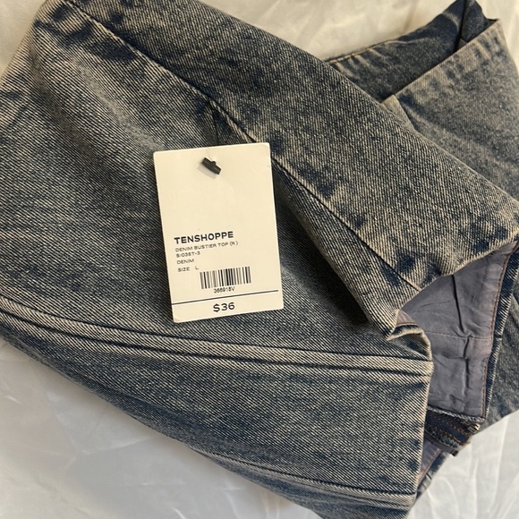 Tenshoppe Denim tube top - Picture 6 of 6